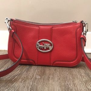 NWOT Red Coach Crossbody Bag
